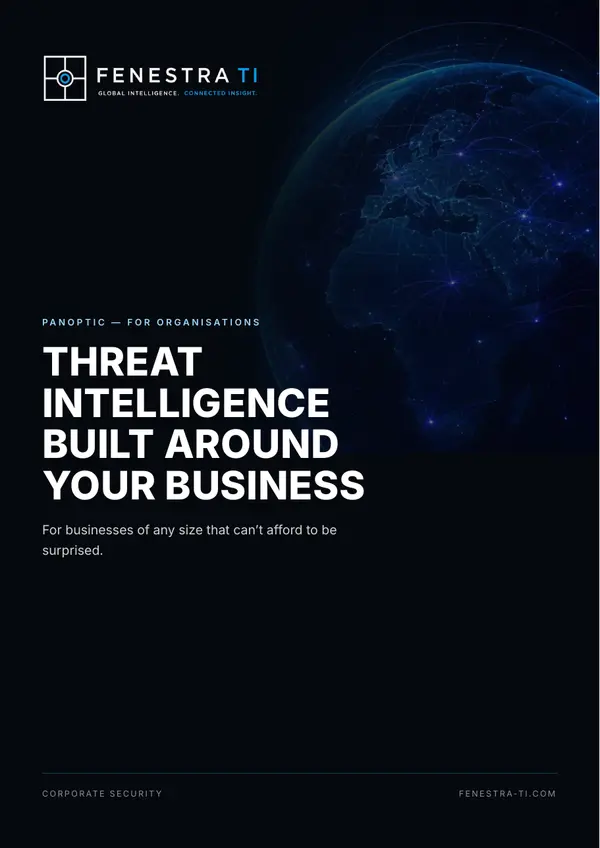 Panoptic for Organisations brochure cover